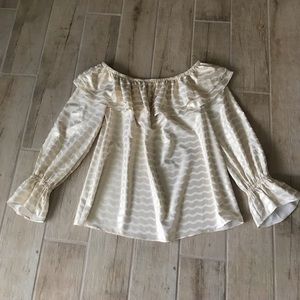 Michael Kors Off The Shoulder Blouse